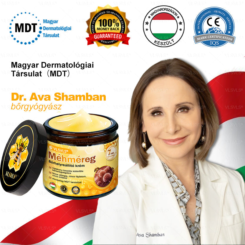 💪💪VLSVLS® Méhméreg Bőrhelyreállító Krém (👨⚕CE jóváhagyott)👍✅