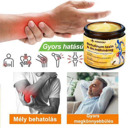 ADNOON® Botulinum Toxin & Méhméreg Fájdalomcsillapító Csontgyógyító Krém👨‍⚕️A Magyar Ortopéd Társaság (MOT) Által Jóváhagyva
