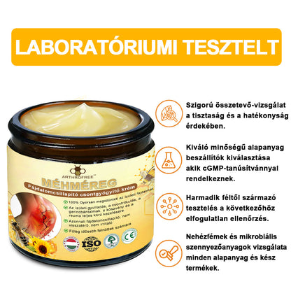 ArthroFree™ Méhméreg Fájdalomcsillapító Csontgyógyító Krém 🐝🌿🌿 (Kifejezetten idősek számára & az AIPM ajánlja)🔥🔥