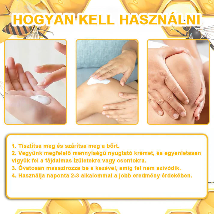 ADNOON® Botulinum Toxin & Méhméreg Fájdalomcsillapító Csontgyógyító Krém👨‍⚕️A Magyar Ortopéd Társaság (MOT) Által Jóváhagyva