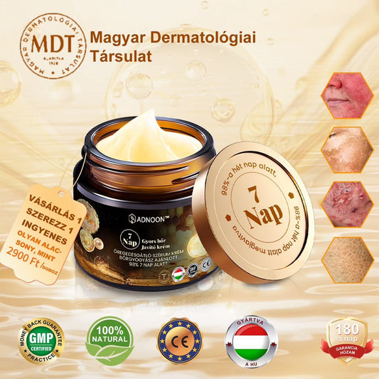 ADNOON® 🌼 7 napos erőteljes bőregészség-javító krém – ajánlja a Magyar Dermatológiai Társulat (MDT) 👨‍⚕️