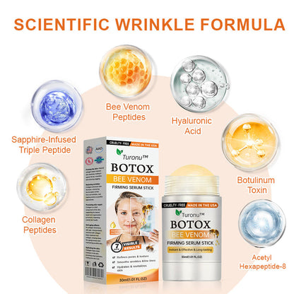 Az USA-ból készült és szállították✨Turonu™ Botox Bee Venom bőrfeszesítő szérumstick (🔥Utolsó NAP 70% KEDVEZMÉNY)💄