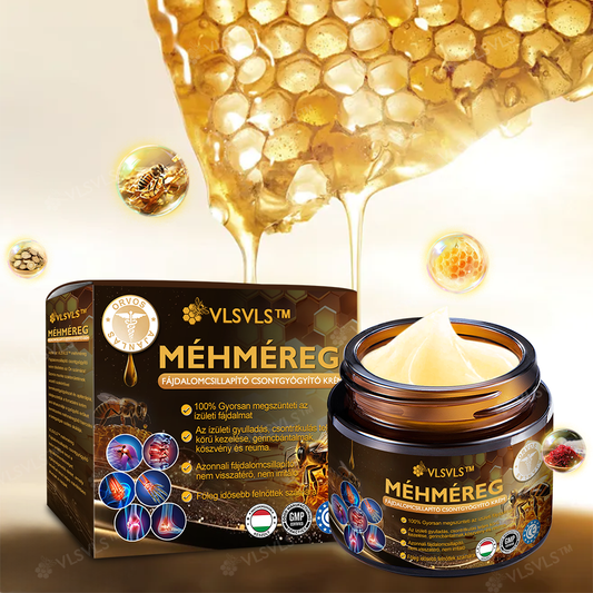 VLSVLS™ Méhméreg Azonnali Ultra Erős Fájdalomcsillapító Krém - (Enyhíti a fájdalmat ízületi gyulladás, izomfájdalom, hátfájás, térdek, hát, vállak, csípők, csuklók, kezek esetén)