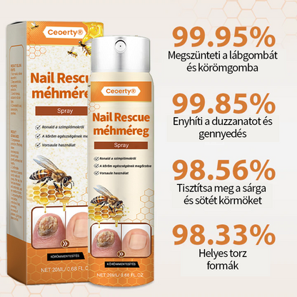 méhméreg spray – 2 hét alatt orvosolja a körömgombát! 🚀