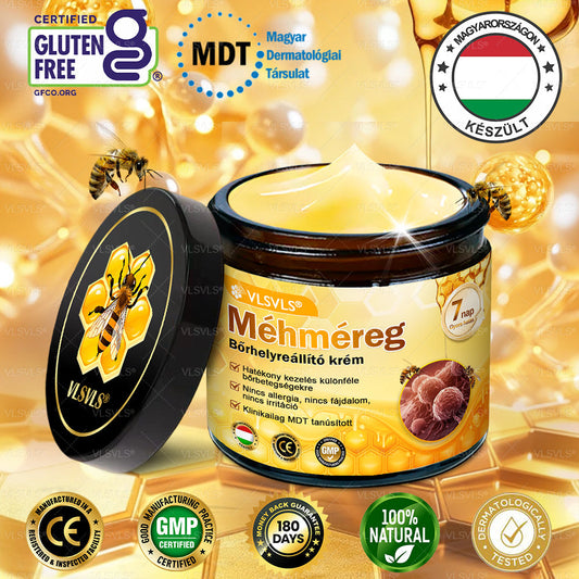 💪💪VLSVLS® Méhméreg Bőrhelyreállító Krém (👨‍⚕‍CE jóváhagyott)👍✅