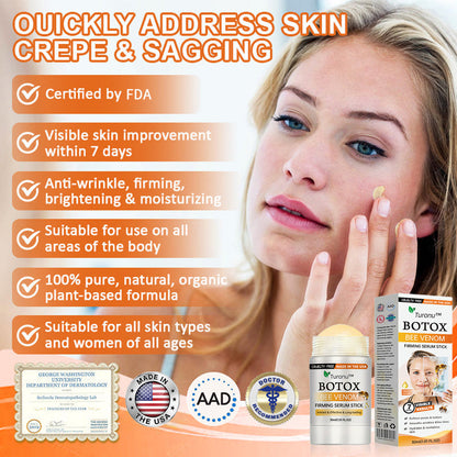 Az USA-ból készült és szállították✨Turonu™ Botox Bee Venom bőrfeszesítő szérumstick (🔥Utolsó NAP 70% KEDVEZMÉNY)💄